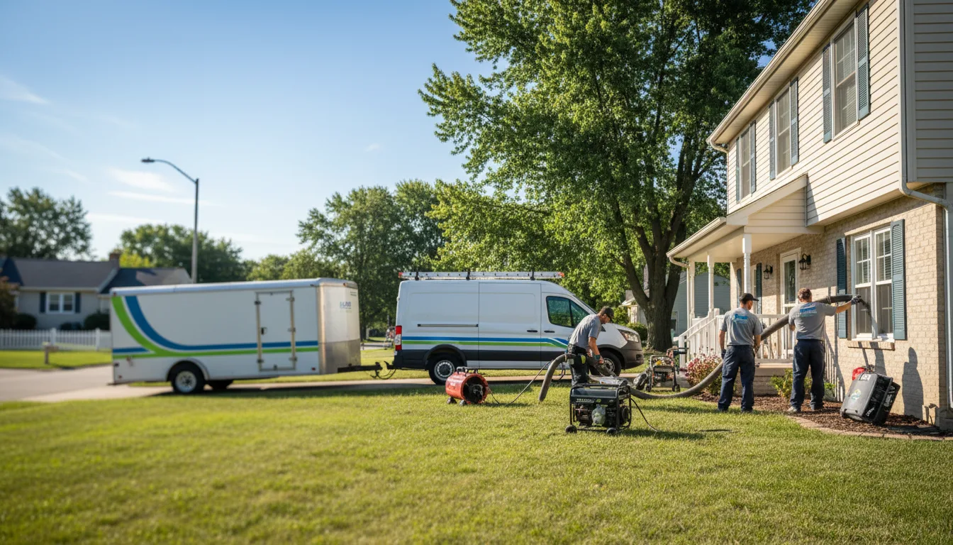 Flooded Basement Restoration And Cleanup With Repair in Geneva, IN near me